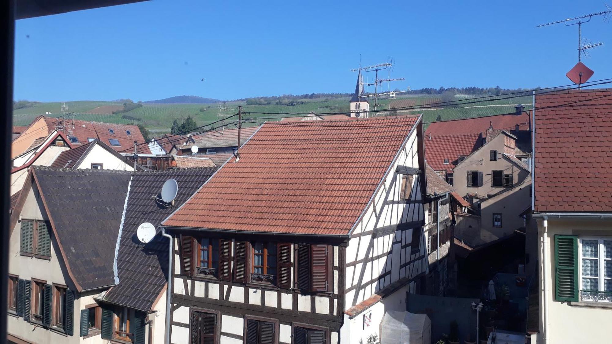Apartament Au-Dessus Des Toits Plein Centre Avec Vue Sur Les Vignes Barr Zewnętrze zdjęcie
